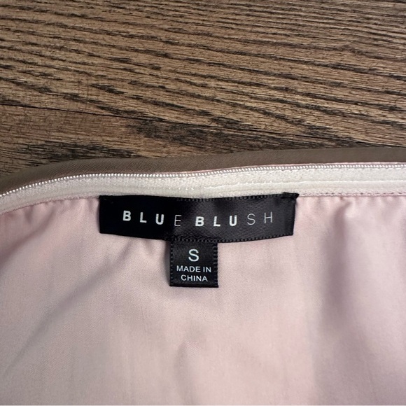 Pink and Brown Pinstripe Top - Picture 2 of 2